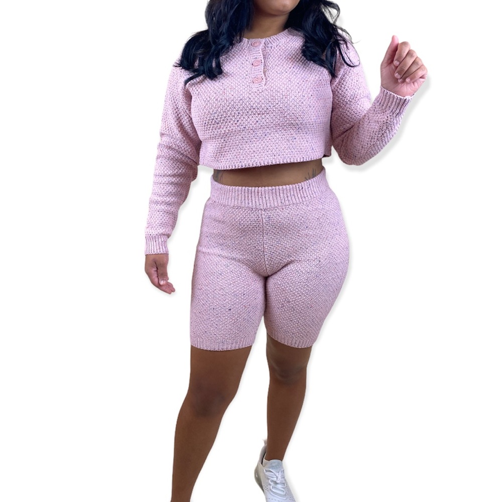 💗Woven 2PC Loungewear Short Set